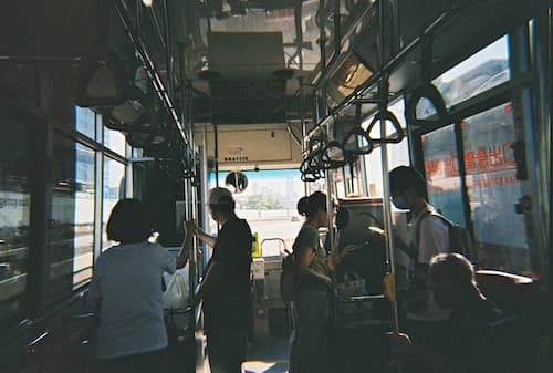 버스 안 풍경